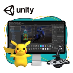 Мир игр на Unity 2D на популярном движке + AI-помощники - КИБЕРшкола программирования для детей, компьютерные курсы для школьников, начинающих и подростков - KIBERone г. Санкт-Петербург